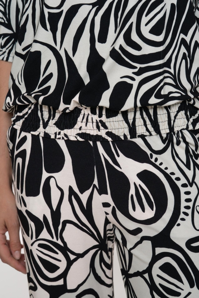ELLA T SHIRT MET GRAFISCHE PRINT 000999 BLACK/OFF-WHITE